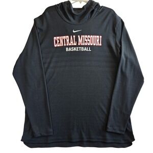 NEW Nike CMSU Basketball‎ Gray Pullover Hoodie Dri Fit Knit Breathable Mens XL
